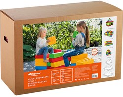 Marioinex Bausteine Spielzeug Set 33-teilig - bunte Bauklötze