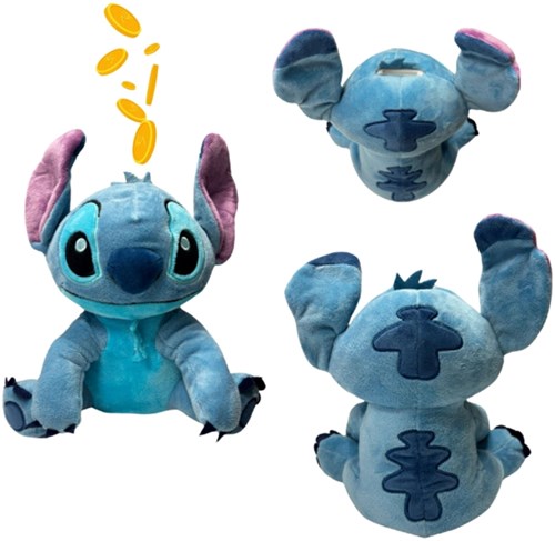 OttoSimon tirelire peluche Stitch - 20 cm - bleu - Lilo et Stitch-2