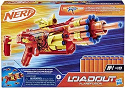 Hasbro Nerf blaster FlareFusion rouge avec 18 fléchettes pour enfants