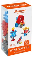 Marioinex Bausteine Mini Waffle 70-teiliges Konstruktionsset blau multicolor