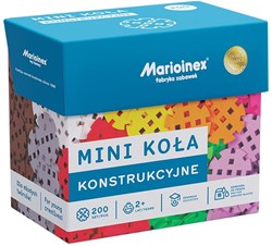 Marioinex Bausteine Mini Waffle Construction Wheels 200 Stück mehrfarbig
