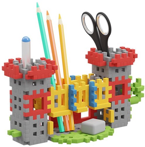 Marioinex Bausteine Mini Waffle Schreibtisch Organizer Abenteuer Multicolor