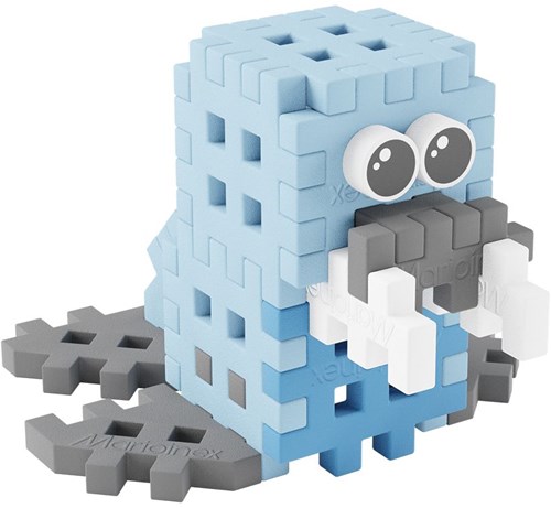 Marioinex Bauset Mini Waffle Pocket Pets Walross - kreatives Spielzeug