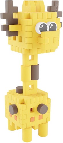 Marioinex Bauset Mini Waffle Pocket Pets Giraffe buntes Spielzeug