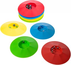 van der Meulen Murmeltopf klein 17 cm - Inklusive Murmeln - 4 Farben