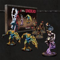 Asmodee jouet miniatures Gates of Niflheim Undead set - 6 figurines-2