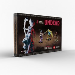 Asmodee jouet miniatures Gates of Niflheim Undead set - 6 figurines