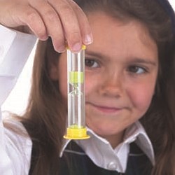 TickiT Tickit Mini-Zandloper 3 Minuten Geel