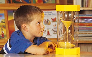 TickiT Tickit Mega-Zandloper 3 Minuten Geel