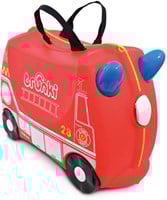 Trunki Valise Enfant à Roulette à Chevaucher - Frank le camion de pompier-3