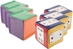 Spordas mini cubes de jeu lot de 6 - jouet éducatif 11cm
