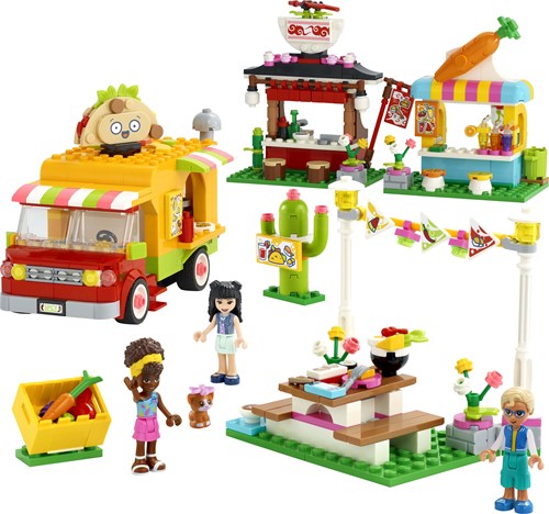 LEGO Friends Streetfoodmarkt Bauset - 41701 Spielset-3