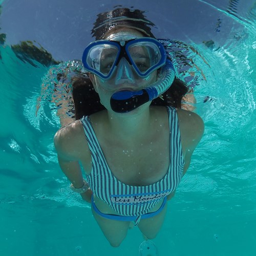 Schildkröt ensemble de plongée premium Palau 2 pièces pour enfants snorkeling-3