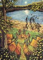 Kapitein Kalk lot de cartes été plaisir art tableau noir 5 pièces