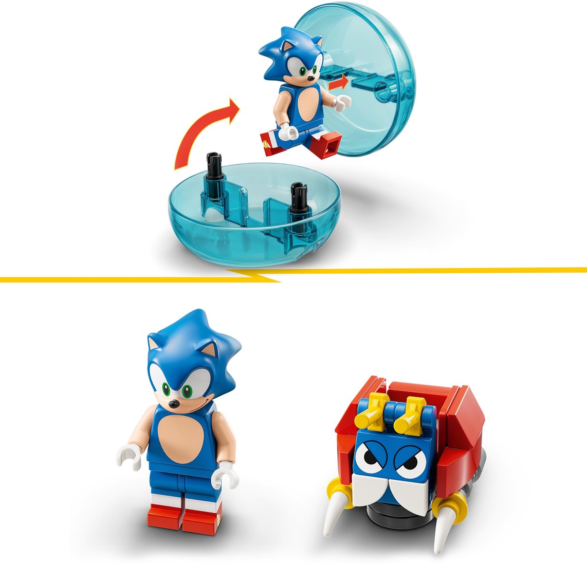 Absorberen vijandigheid Bevoorrecht LEGO 76990 Sonic the Hedgehog Sonics supersnelle uitdaging Speelgoed Planet  Happy CH