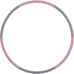 Schildkröt anneau hula hoop fitness 90cm gris rose effet massage