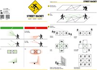 Schildkröt Street Racket School Set - Jeu de raquette intérieur et extérieur-2