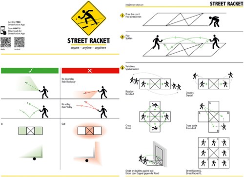 Schildkröt Street Racket School Set - Jeu de raquette intérieur et extérieur-2