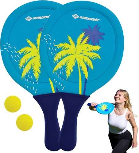 Schildkröt Neopren Strand-Schlägerset - Beachball Spielzeug Wasser