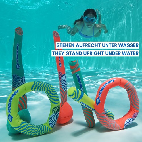 Schildkröt jouet de plongée set néoprène 6 pièces enfants piscine-3
