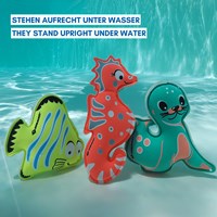 Schildkröt jouets de plongée set animaux néoprène pour enfants piscine-3