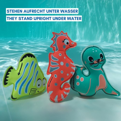 Schildkröt jouets de plongée set animaux néoprène pour enfants piscine-3