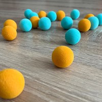 Schildkröt balles de rechange en mousse Fire Blaster 12 pièces jouet-3