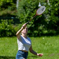 Schildkröt Badminton Set 2 Spieler Freizeit mit Schlägern und Federbällen-3