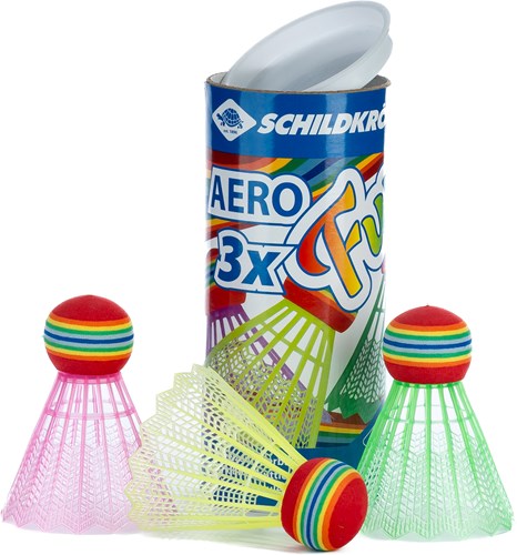 Schildkröt Badminton Federbälle Aero Fun 5er-Set für Kinder