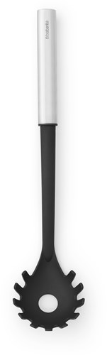 Brabantia cuillère à spaghetti noire - ustensile cuisine inox cuillère à pâtes-2