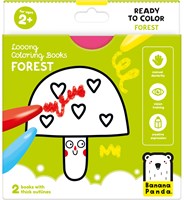 Banana Panda looong Malbuch: Fertig zum Zeichnen des Waldes 2+