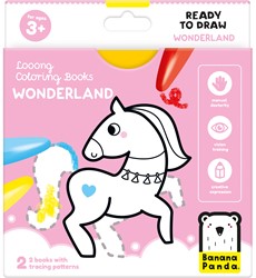 Banana Panda looong Malbuch: Fertig gezeichnetes Wunderland 3+