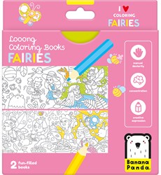 Banana Panda Looong Livre de Coloriage: J'adore colorier les fées 4+