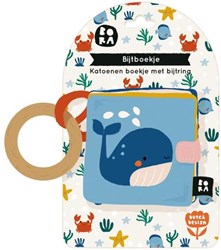 Bora Shop Baby Beißbuch Meer - weiches Stoffbuch mit Beißring