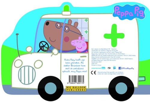 Big Balloon Peppa Pig, l'ambulance. 3+-2