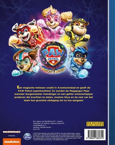 Big Balloon Paw Patrol Mighty Movie - Livre officiel du film pour enfants-2