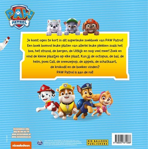 Big Balloon Grand livre de recherche PAW Patrol 3+-2