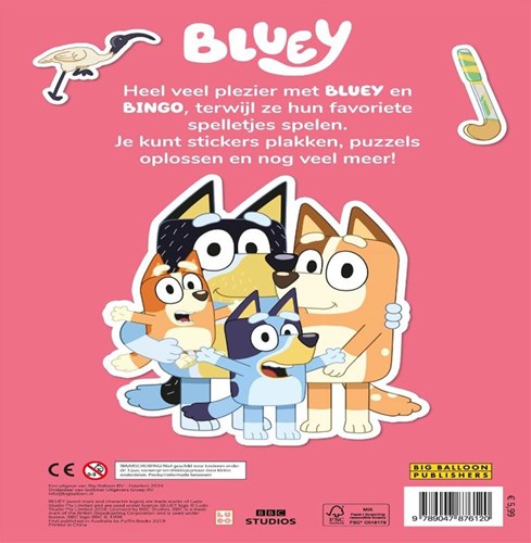Big Balloon livre de jeu Bluey pour enfants 3+ - lecture interactive-2