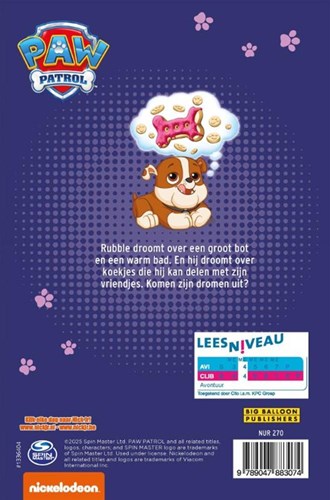 Big Balloon Kinderbuch PAW Patrol Lesebuch AVI M4 Rubble Wunsch Abenteuer-2