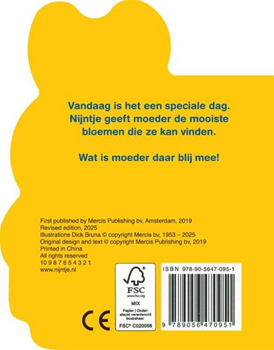 Kartonboekje: Nijntje en moeder. 1+-2