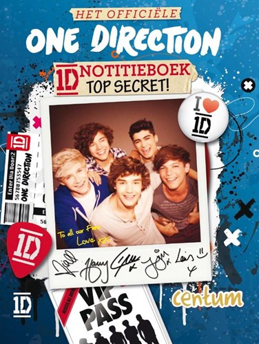 One Direction: 1D notitieboek Top Secret