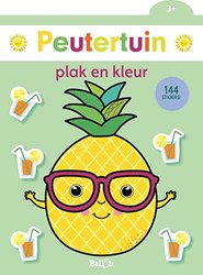 Ballon Malbuch Stickerbuch für Kinder Ananas 3+ Feinmotorik