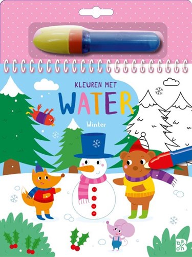 Ballon magisches Winter-Wassermalbuch 3 plus