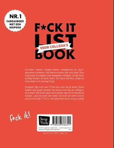 Image Books livre cadeau Fuck-it list pour collègues plaisir au bureau-2