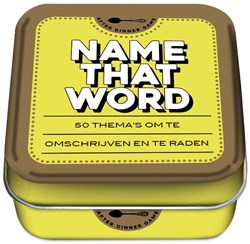 After dinner games - Name that Word! Volwassene