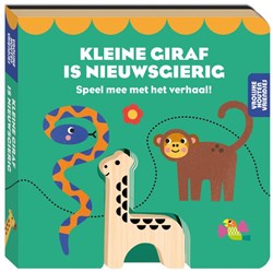 Image Books Holz-Vorlesebuch Kleine Giraffe mit Spielfigur