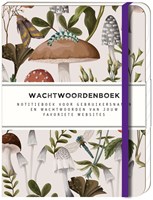 Image Books carnet de mots de passe motif champignons pour adultes