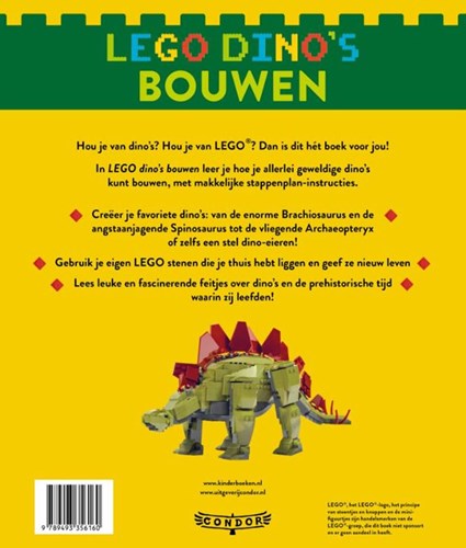 Condor Livre de construction LEGO dinosaures pour enfants dès 7 ans - Jouet créatif-2