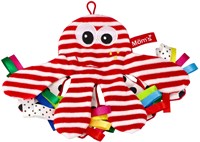 Mom's Care Babyspielzeug Oktopus Kuscheltier mit Knistergeräusch und Clip