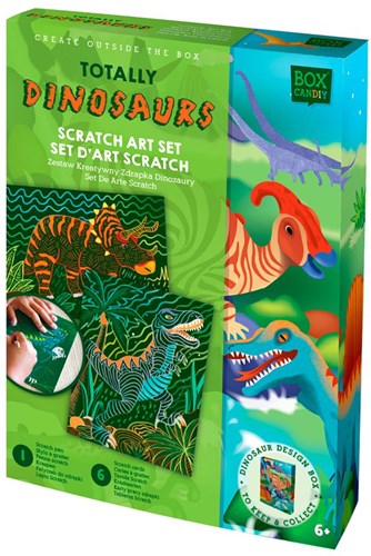 Box Candiy scratch art set kit créatif pour enfants